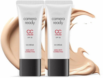 tanvi27 Professional Camera Ready CC Cream SPF 30 - Flawless Complexion Combo Foundation(NATURAL BEIGE, 80 ml)