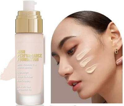 Herrlich High Coverage Foundation suitable for all skin tone Foundation(BEIGE, 50 ml)
