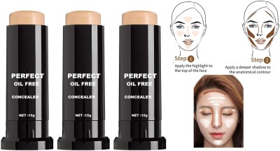 YAWI Perfecting Matte Foundation Stick Makeup, Full Coverage Foundation Stick Foundation(BEIGE, 45 g)