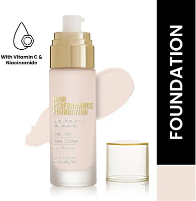 TOPQ High Coverage Liquid Foundation For All Skin Type Foundation(WHITE IVORY, 50 ml)