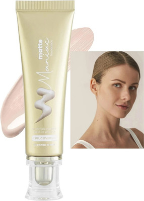 DARYUE matte maniac full coverage foundation designed for face makeup | waterproof Foundation(BEIGE, 45 ml)