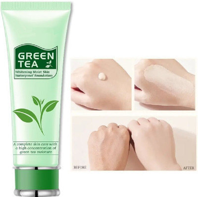DARYUE Green Tea Whitening Full Coverage Waterproof  Foundation(BEIGE, 80 g)