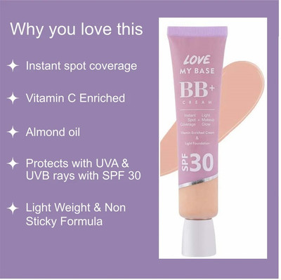 Yuency Ultra-Creamy & Lightweight Formula BB  Foundation(COOL IVORY, 30 ml)