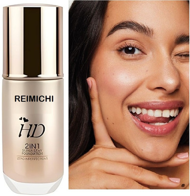 REIMICHI Full Coverage Foundation Makeup Oil Control Liquid  Foundation(beige, 30 ml)