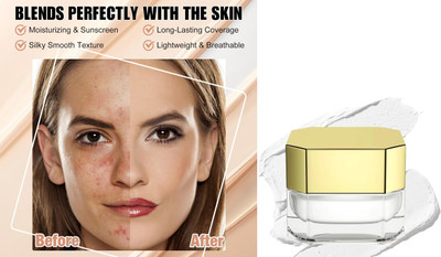 AFARAXIA new Color Changing Foundation Smoothing Liquid  Foundation(WHITE, 30 ml)