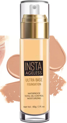 KAIASHA Foundation Oil Free Full Coverage Matte Foundation(BEIGE, 60 ml)