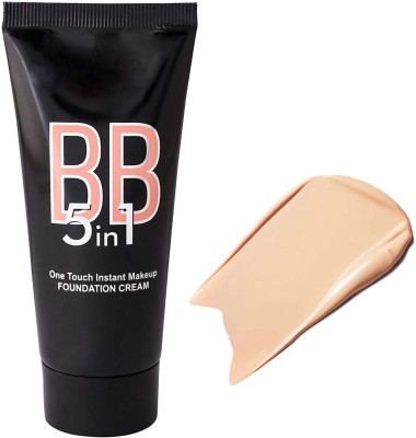 MYEONG 5-in-1 formula Full Coverage Face Makeup All in One Fairness BB Cream Foundation(Beige, 60 g)