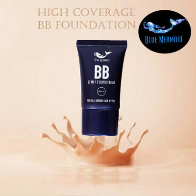 BLUEMERMAID Best Liquid Foundation Long-lasting | Smudge-Proof | Transfer Proof Foundation(BEIGE, 30 ml)
