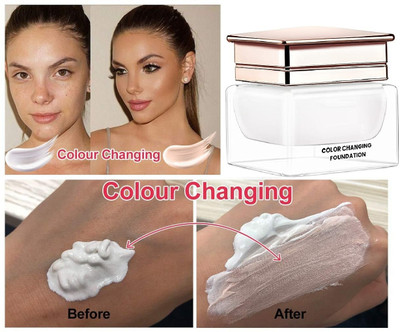 tanvi27 New Flawless Colour Changing Foundation Makeup Foundation(WHITE, 20 ml)