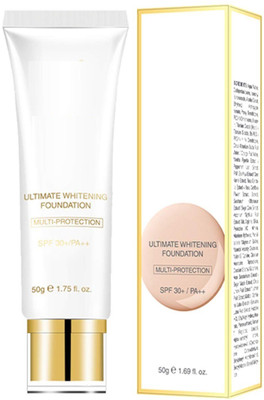 MYEONG Sun Protection Anti-Pollution Full Coverage Fluid  Foundation(Beige, 50 g)