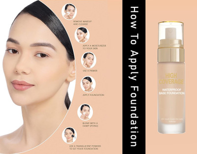PERLENTE SMART GIRL HIGH COVERAGE WATERPROOF FOUNDATION Foundation(BEIGE, 60 ml)