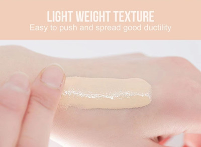 USBK Finish Lightweight Foundation|Full Coverage Blendable Foundation(Ivory, 35 ml)