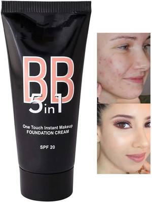 BLUEMERMAID BEST BB 5 IN 1 FOUNDATION HIGH COVERAGE WITH SPF 20 Foundation(IVORY, 60 g)