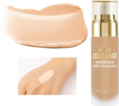 Sheny natural High Coverage Liquid Matte  Foundation(BEIGE, 60 ml)