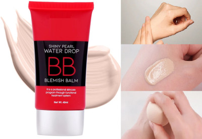 luzimaisa Korean BB Cream Instant Spot Full Coverage Makeup Cream Foundation(WHITE IVORY, 40 ml)