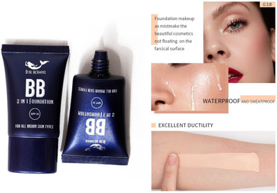 BLUEMERMAID NEW MATTE FINISH+FULL COVERAGE NATURAL LOOK TUBE FOUNDATION Foundation(IVORY, 30 ml)