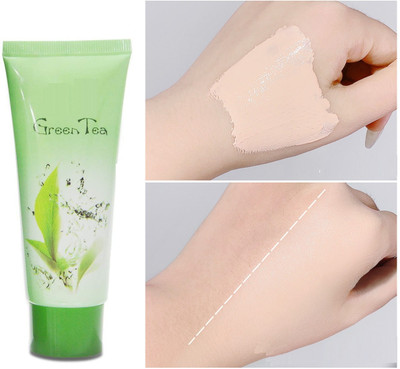 WOONGMI NATURAL GREE TEA MATTE FINISH CREAMY BASE FOUNDATION Foundation(BEIGE, 60 ml)