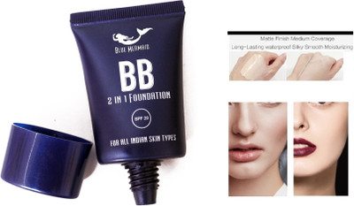 BLUEMERMAID Natural Soft Matte Base Silky Oil Control And Non-removing Makeup  Foundation(natural light, 30 ml)