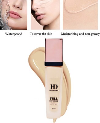 SILDUST FULL COVERAGE MATTE HD FOUNDATION Foundation(BEIGE, 35 ml)