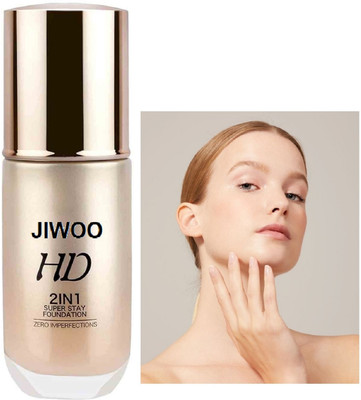 Jiwoo Full Coverage HD Super Smooth Cream  Foundation(MEDIUM, 60 ml)