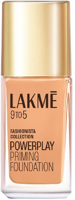 Lakmé 9to5 Powerplay Priming  Foundation(Warm Natural, 25 ml)