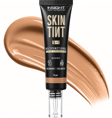 Insight Skin Tint 5-in-1 Serum Foundation | SPF 20 PA++++ | Hydrating | Niacinamide Foundation(Hazelnut Shot, 30 g)