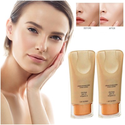 YAWI Oil-free, Skin-like & Buildable Flawless Foundation, Long Lasting Wear, Foundation(NATURAL, 60 ml)