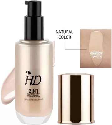 DARVING foundation cream for oily dry skin and refines pores for a natural looking Foundation(BIEGE, 60 ml)