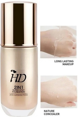 DARYUE Full Coverage HD Super Smooth foundation Foundation(Beige, 60 ml)