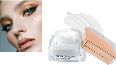 Jiwoo makeup base colour changing foundation for glowing skin Foundation(white, 30 ml)
