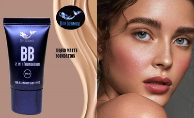 BLUEMERMAID NON OILY MATTE LIGHT WEIGHT FOUNDATION FOR WOMEN Foundation(BEIGE, 30 ml)