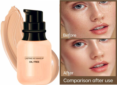 AFARAXIA Use Lightweight Foundation Non-cakey with All-Day Coverage Foundation(stain, 60 ml)
