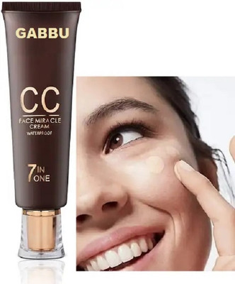 GABBU NEW 2025 CC Face Miracle Foundation Cream  Foundation(beige, 60 ml)