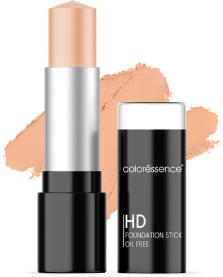 COLORESSENCE HD Makeup Foundation Stick|Matte Finish with SPF-15|Waterproof & Blendable B1 Foundation(Natural Brown, 12.5 g)
