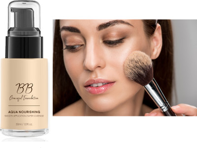 Sheny Ultra Definition Long Lasting Waterproof Full Coverage Liquid (30 ml) Foundation(BEIGE, 30 ml)