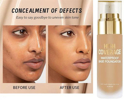 Sheny High-Definition Matte Coverage Lightweight Foundation (BEIGE, 60 ML ) Foundation(BEIGE, 60 ml)