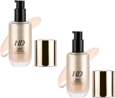 REIMICHI HD super stay waterproof hd foundation for face makeup  Foundation(IVORY, 120 ml)