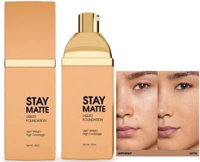 Yuency High Coverage Liquid stay matte foundation Foundation(BEIGE, 50 ml)