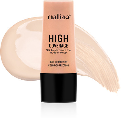 maliao High Coverage Skin Perfection Color-Correcting BB Cream Foundation(WHITE IVORY, 30 ml)