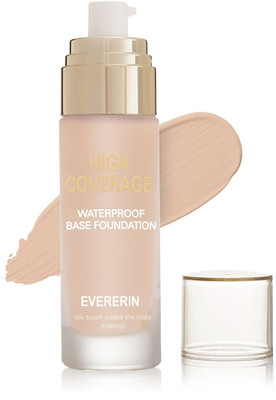 EVERERIN High Coverage Waterproof Liquid Base Foundation -Weightless Matte Effect Foundation(Beige, 60 ml)