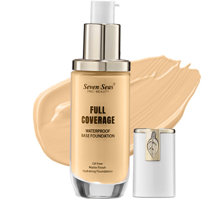 Seven Seas Base Foundation Matte Finish Full Coverage Foundation(Natural, 45 g)