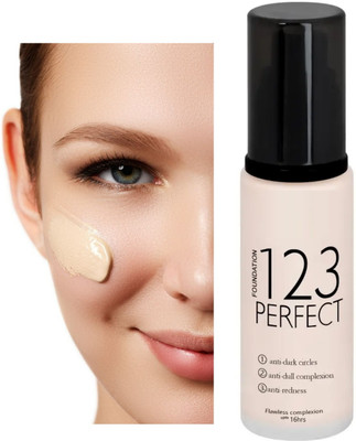 FLORERO SMOOTH MATTE FINISH PERFECT FOUNDATION Foundation(IVORY, 30 ml)