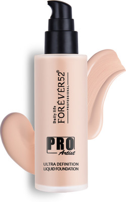 daily life forever 52 Pro Artist Ultra Definition Long Lasting Waterproof Full Coverage Liquid  Foundation(Milk Cake, 60 ml)