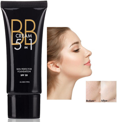 BLUEMERMAID BEST MATTE FINISH BB CREAM 5-IN 1 INSTANT MAKEUP FOUNDATION CREAM Foundation(BEGIE, 60 ml)