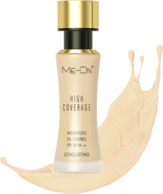 Me-On High Coverage  Foundation(02 Natural, 30 ml)