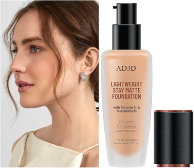 ADJD Lightweight Matte Finish Full Coverage  Foundation(Natural, 40 ml)