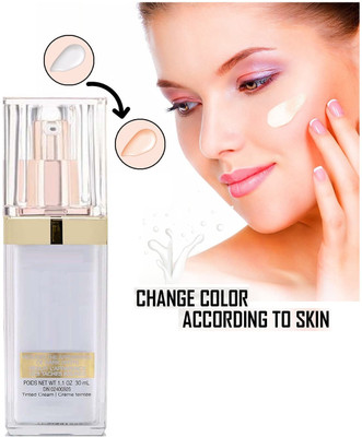 tanvi27 Flawless Color Changing Foundation Makeup Base Moisturizing for Women SPF15 Foundation(WHITE, 30 ml)