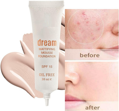 DARYUE Mousse – Flawless Matte, Skin-Like Finish  Foundation(BEIGE, 30 ml)