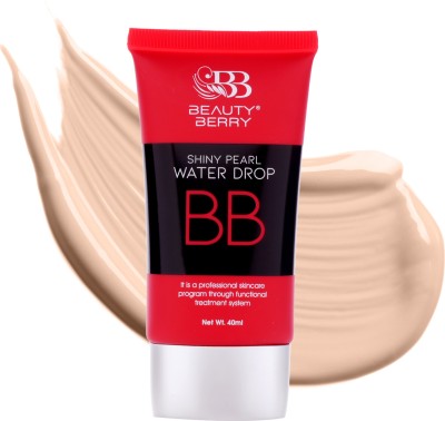 Beauty Berry Shiny Pearl Waterdrop BB Foundation Cream with SPF-15 Enriched with Jojoba Oil Foundation(Rose Blush, 40 ml)