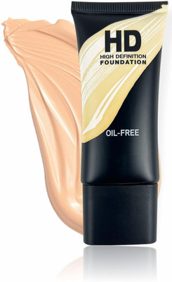 ADJD Professional HD Foundation For High Coverage Foundation(IVORY, 50 g)
